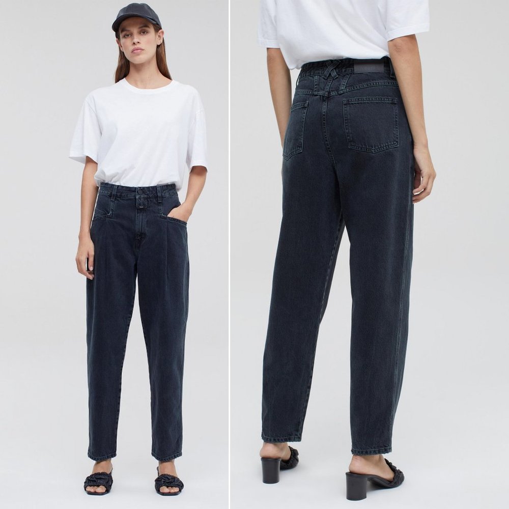 CLOSED Pearl JEANS Size 24 Blue/Black Denim Made in ITALY Heritage Fit NEW $318